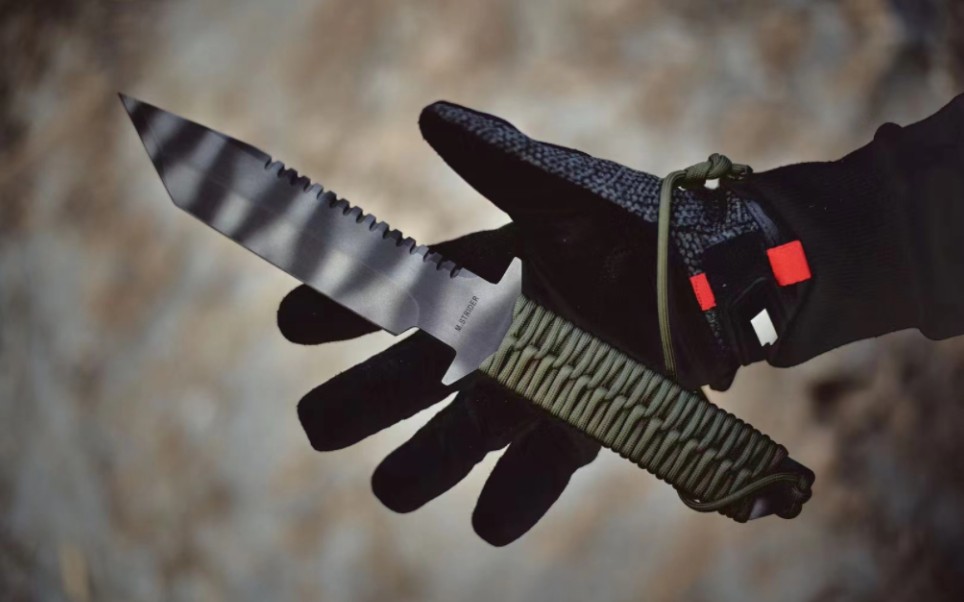 strider美国挺进者户外战术直刀新一代bnss 154cm钢