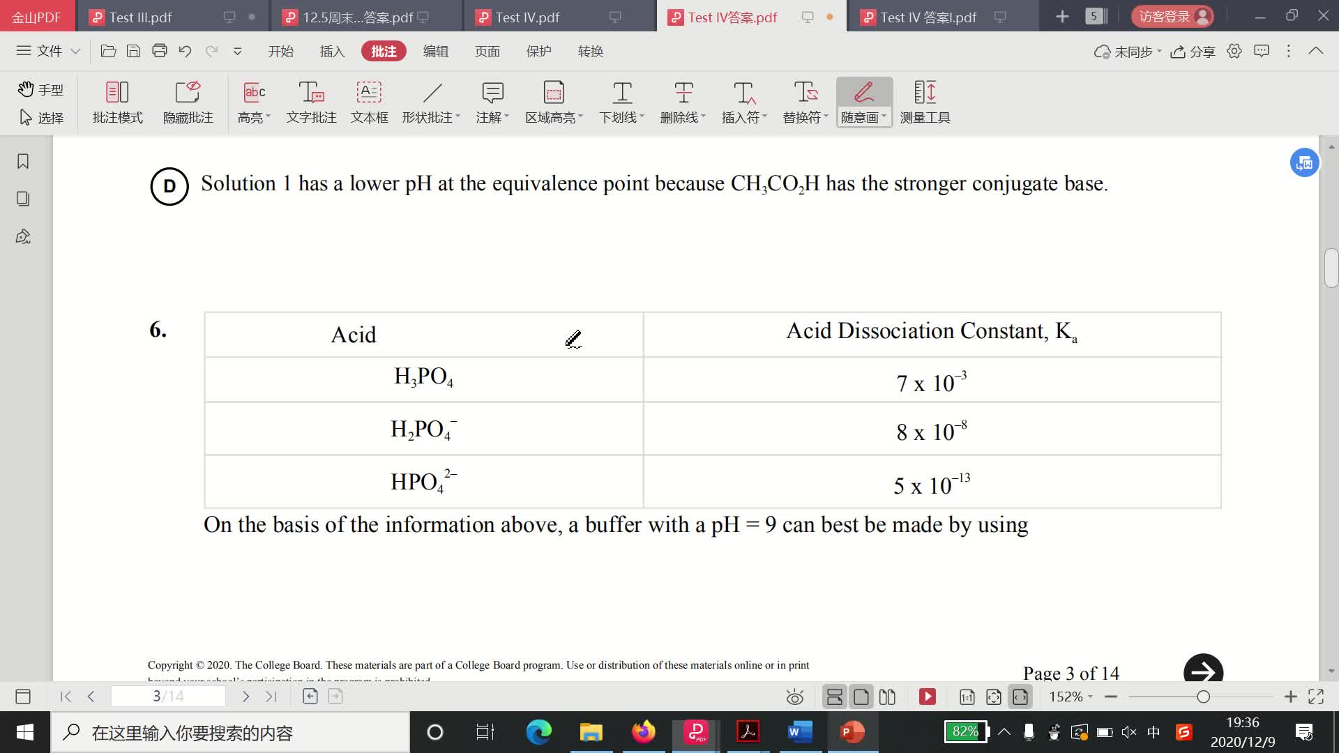 Test IV6缓冲溶液pH哔哩哔哩bilibili