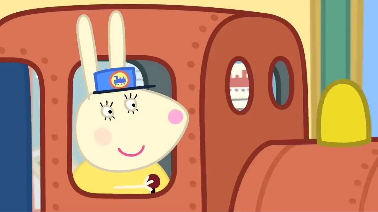 Peppa Pig小猪佩奇英文原版  The Train Ride(每日更新)哔哩哔哩bilibili