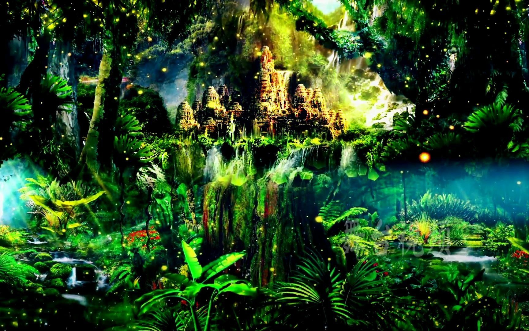 c9梦幻森林六一儿童节幼儿园少儿表演晚会舞台演出led大屏幕背景视频