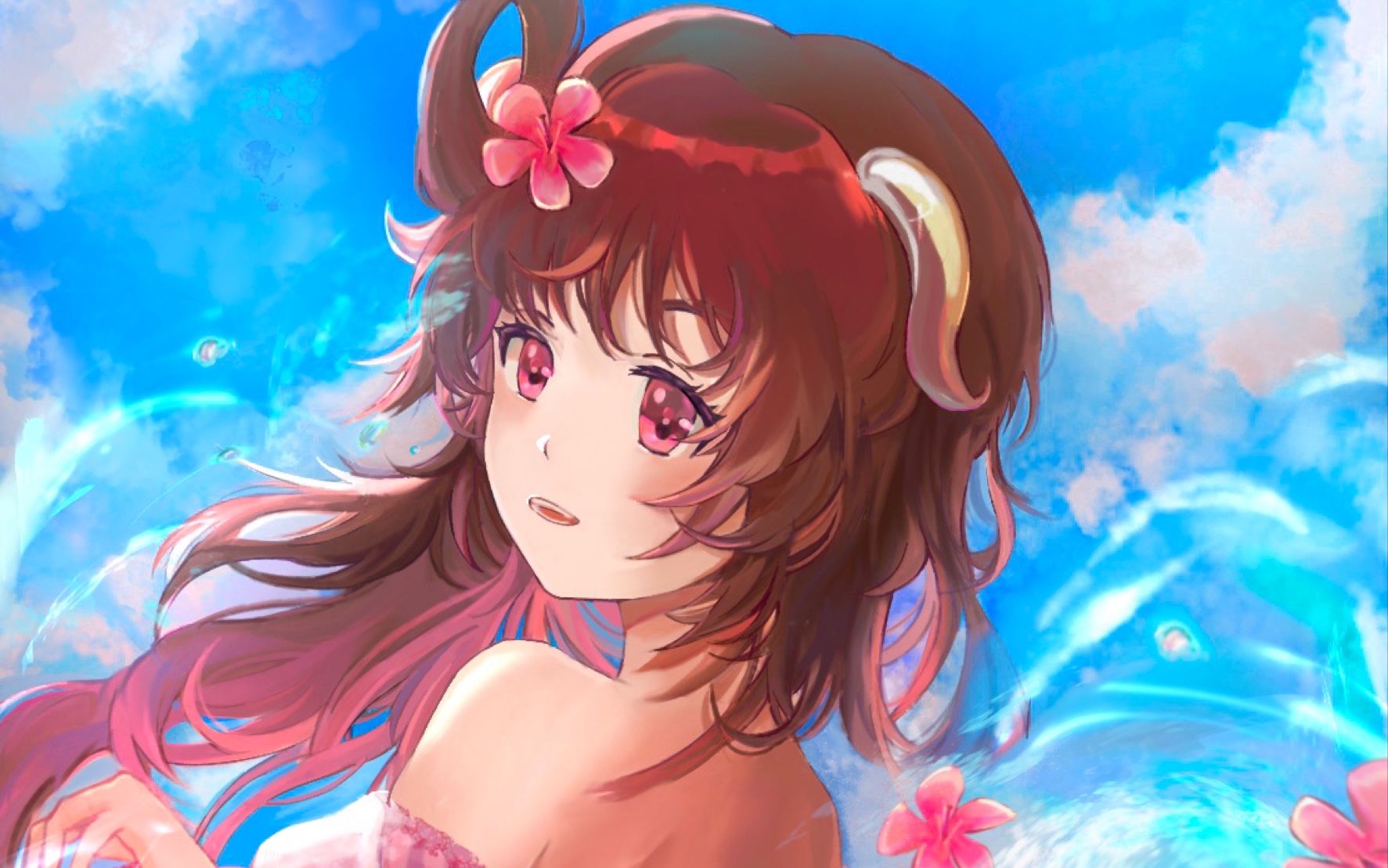 【procreate】画了泳装小羊