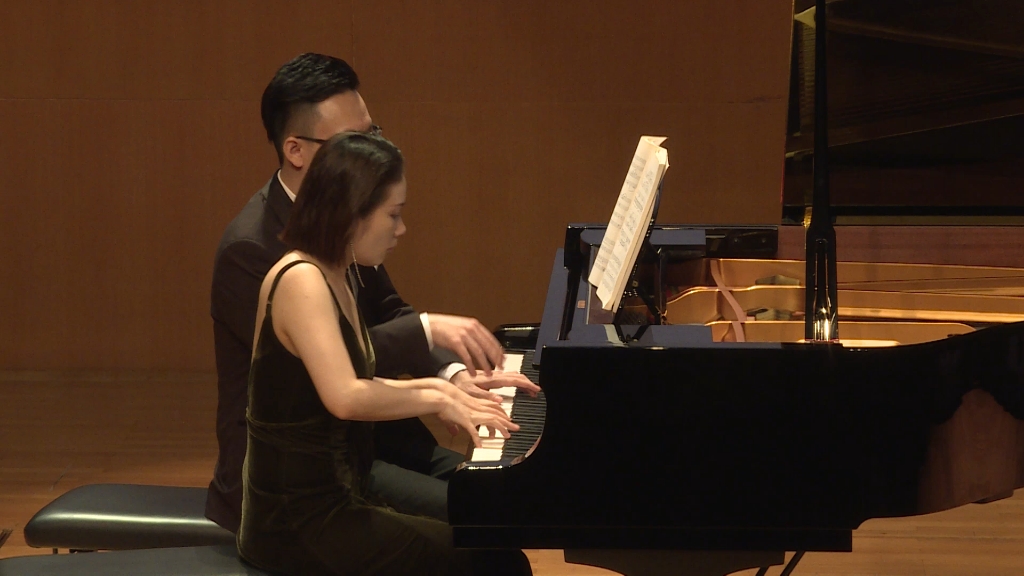 【钢琴四手联弹】张朝 月亮歌