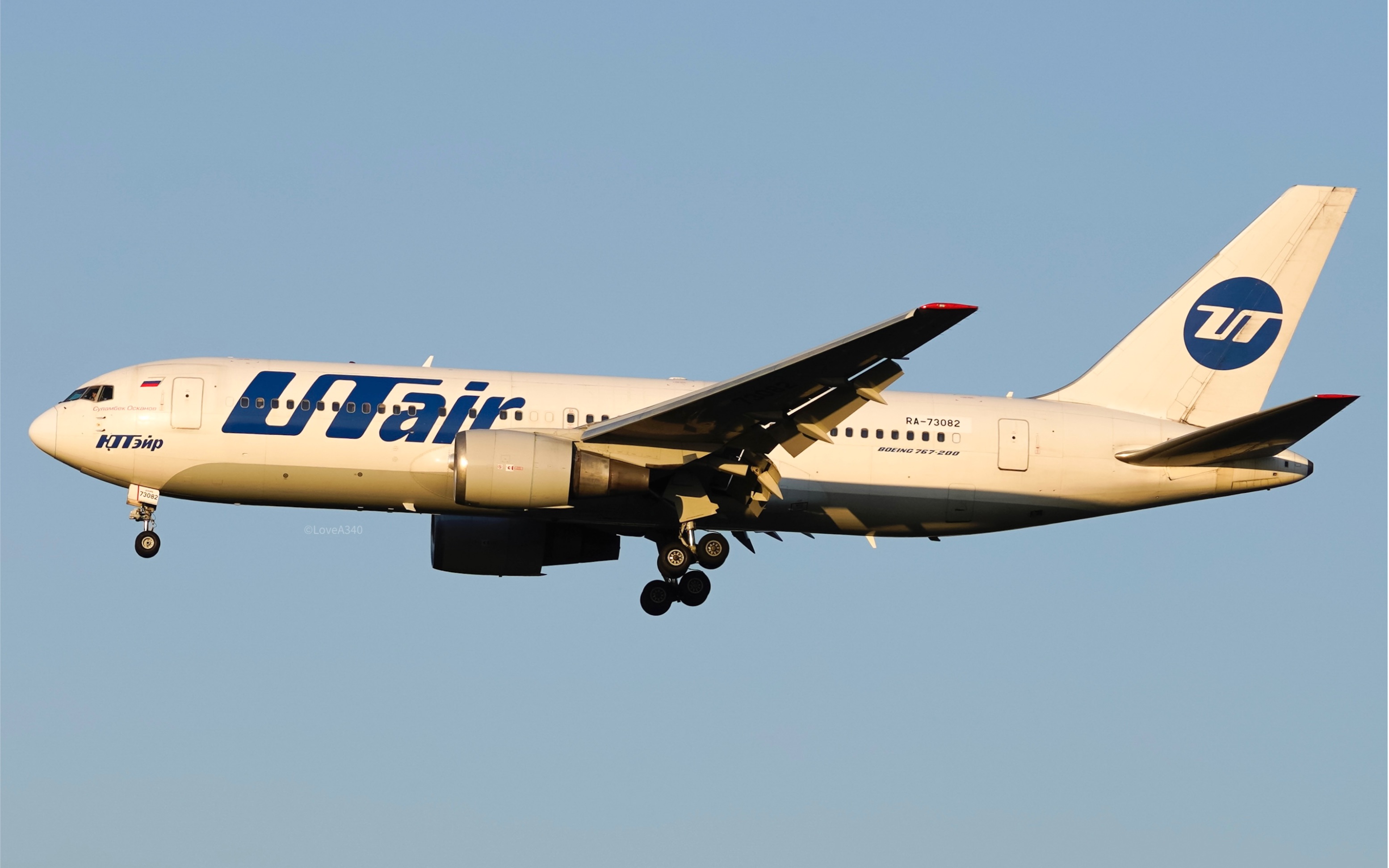 「4k50p」俄罗斯utair 优梯航空 波音767