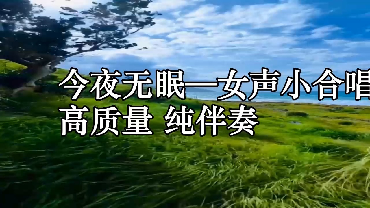 女声小合唱 高质量 纯伴奏