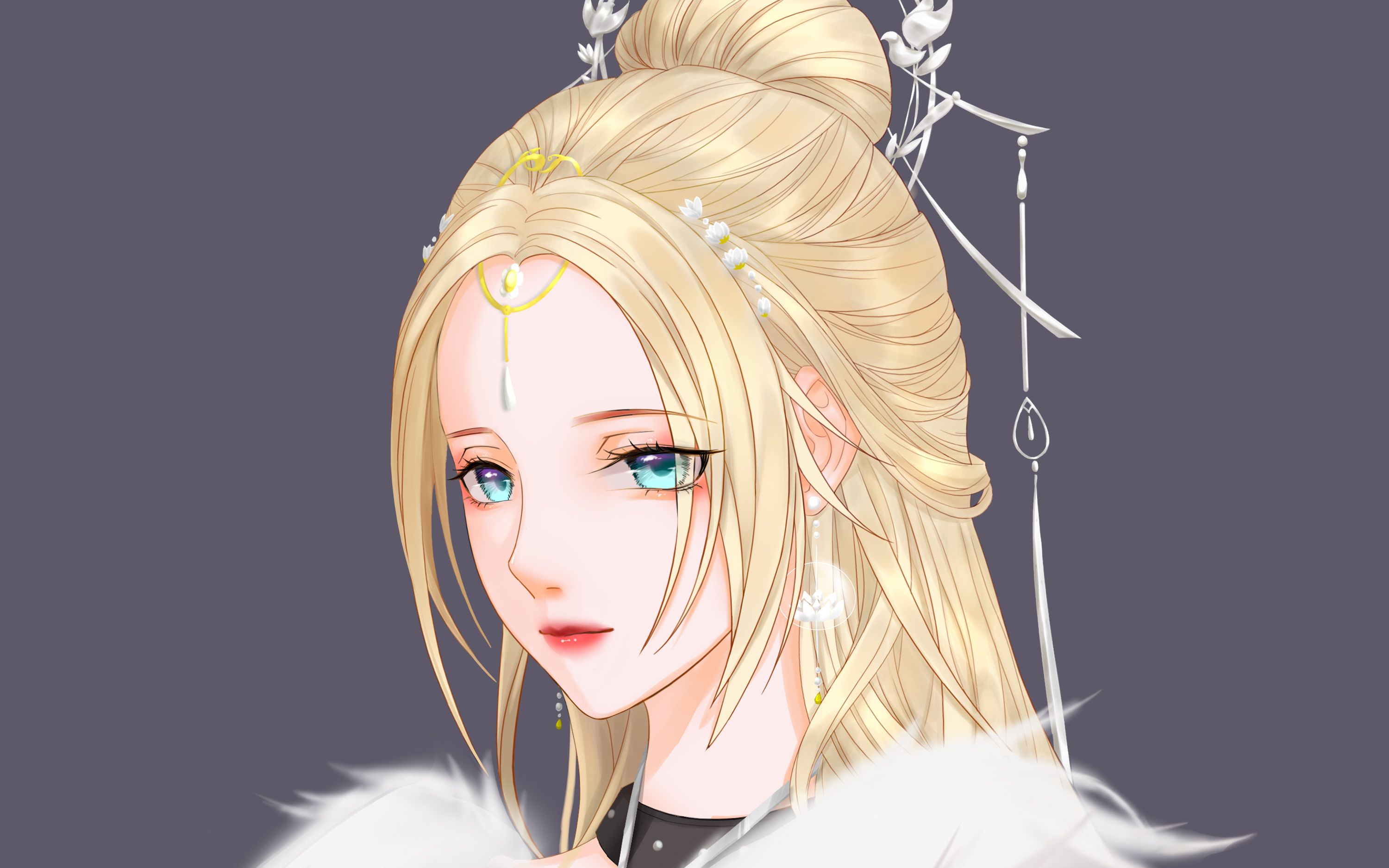 【板绘】鼠金鹤梦刀娘【sky光遇 | 指绘】白鸟