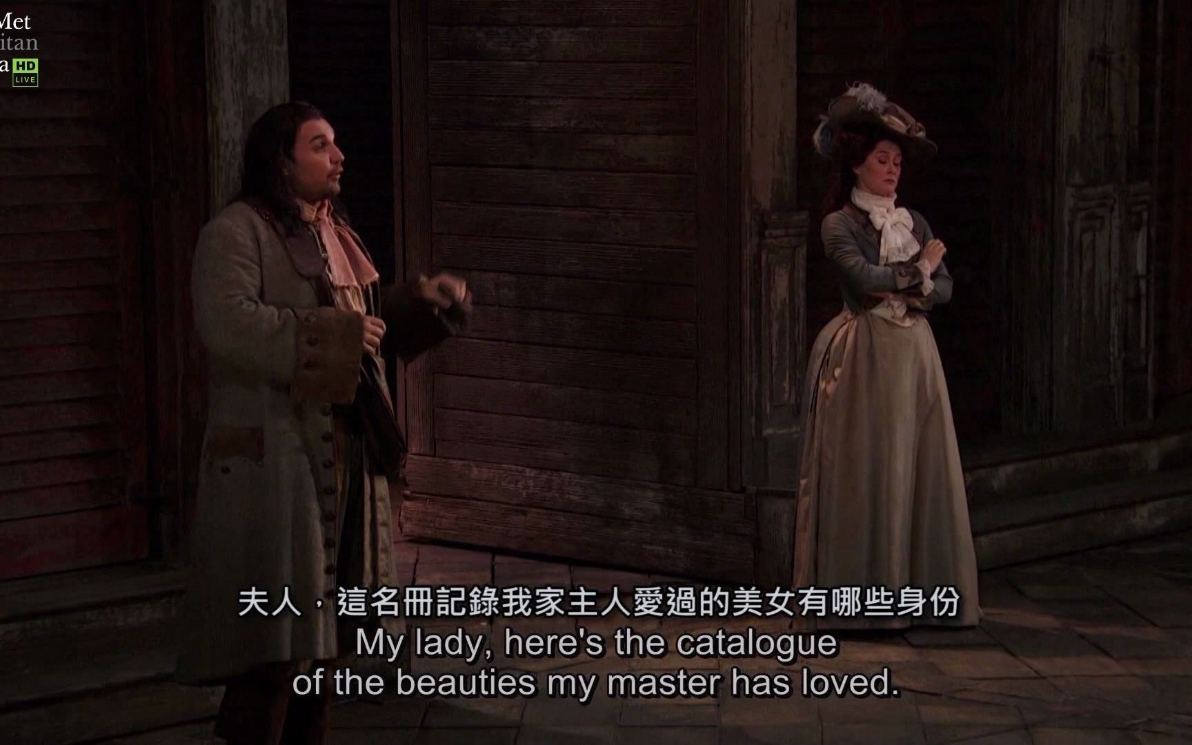 [图]【大都会】【唐璜】【莫扎特歌剧】【目录歌】 Mozarts Don Giovanni Madamina il catalogo e questo