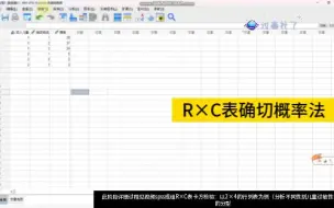 Télécharger la video: SPSS：R×C表Fisher确切概率法