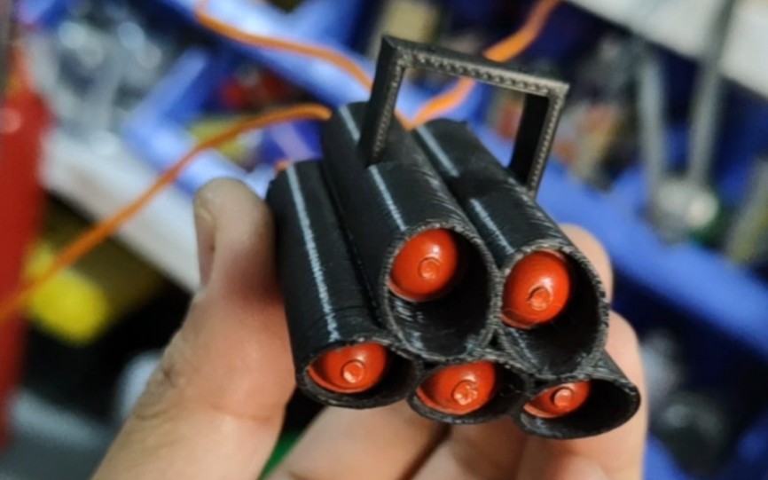 5管窜天猴地面测试