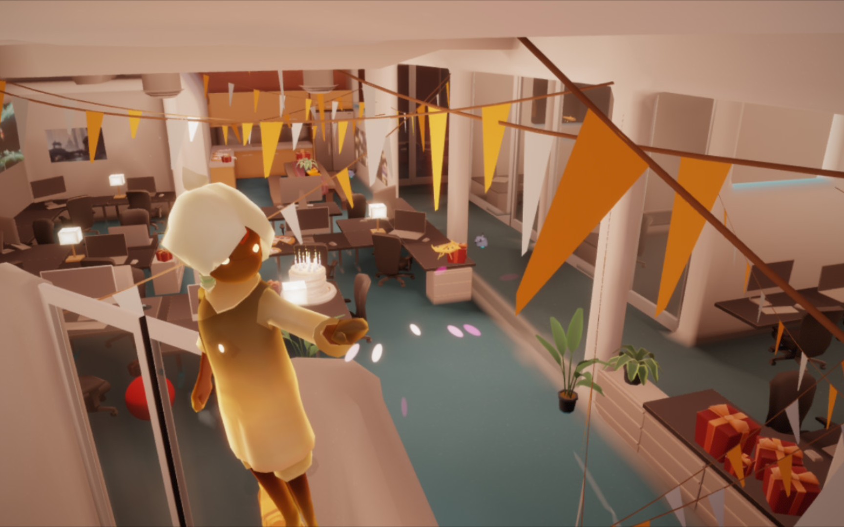 【光遇】周年庆在办公室转悠