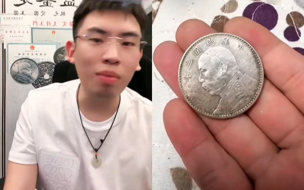 听泉鉴宝之【鸟叼银元】