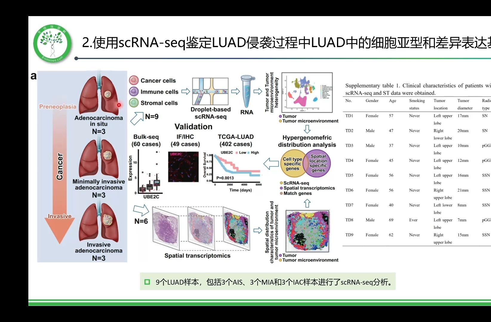 肺腺癌1文献解读哔哩哔哩bilibili