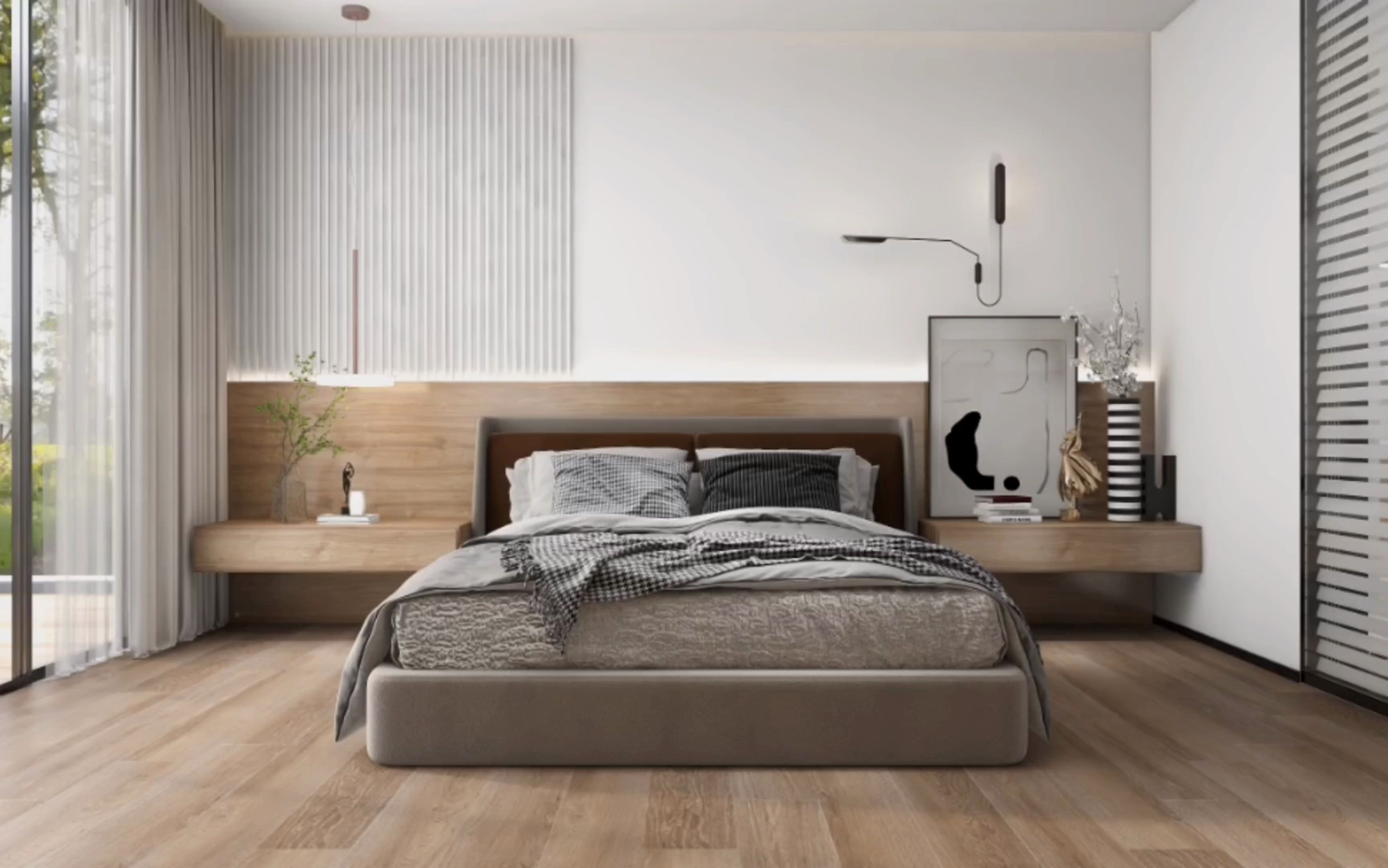 酷家乐现代简约卧室案例分享