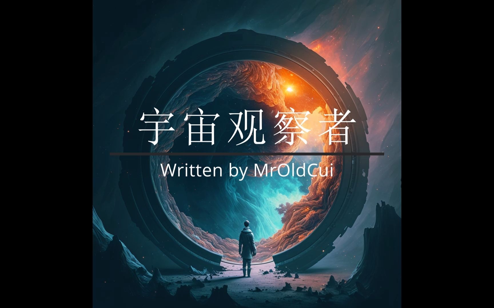 [图]【原创】短篇科幻《宇宙观察者》带你看到人类的终结、穿透宇宙的时间尽头，插图AI Midjourney，语音合成Clipchamp