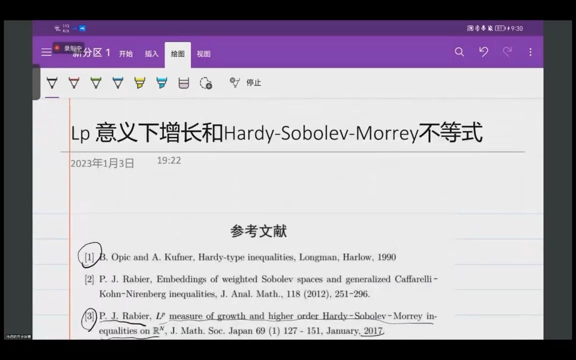 索伯列夫空间报告——Lp增长函数和HardySobolevMorrey不等式哔哩哔哩bilibili