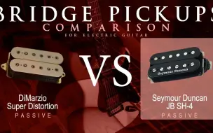 Télécharger la video: DiMarzio SUPER DISTORTION vs Seymour Duncan JB SH-4 - Passive Bridge Pickup