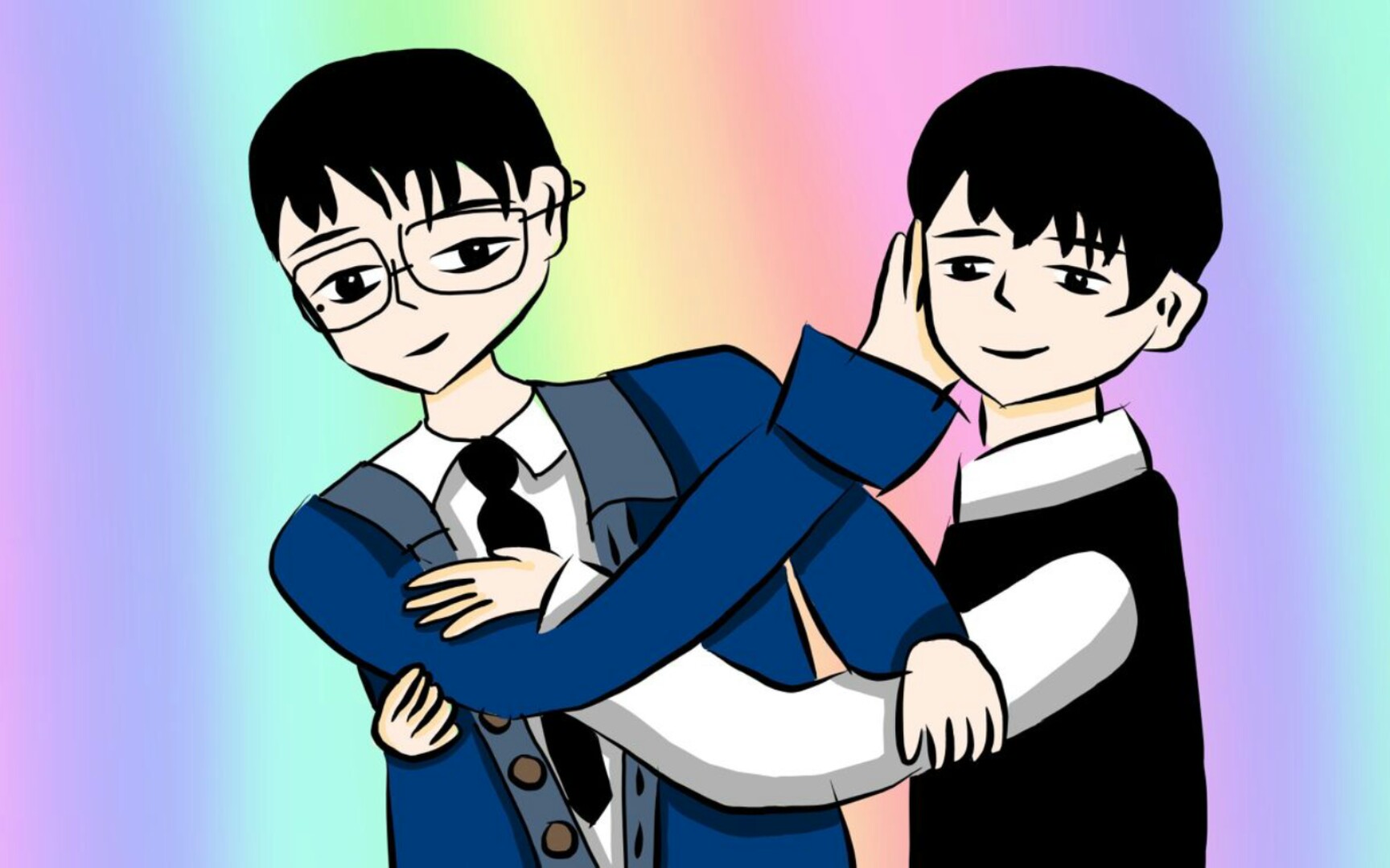 【山花cp ^原创手书】魏了爱×白梦想 关于惊喜这件事(1)