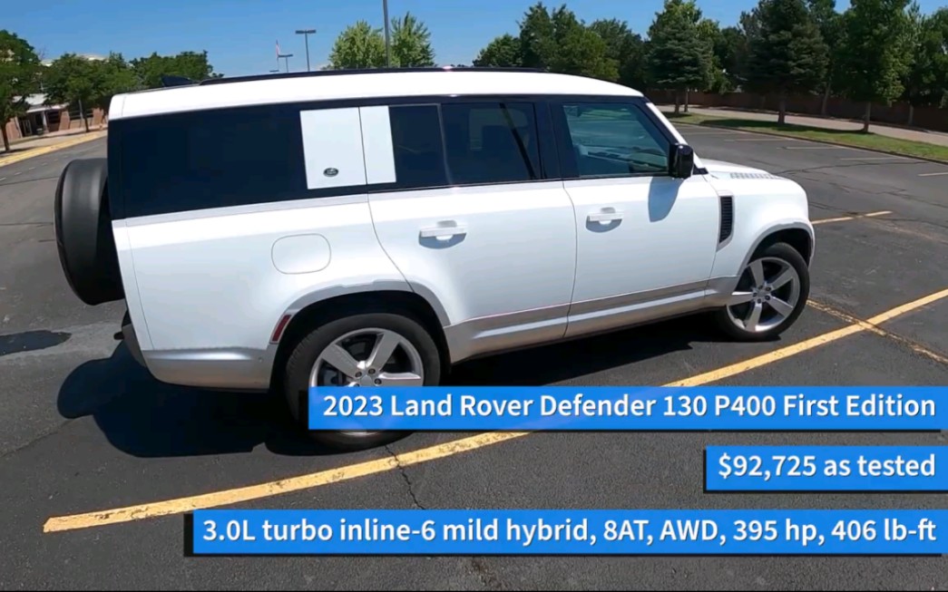 2023 land rover defender 130 p400 first edition - (binaural