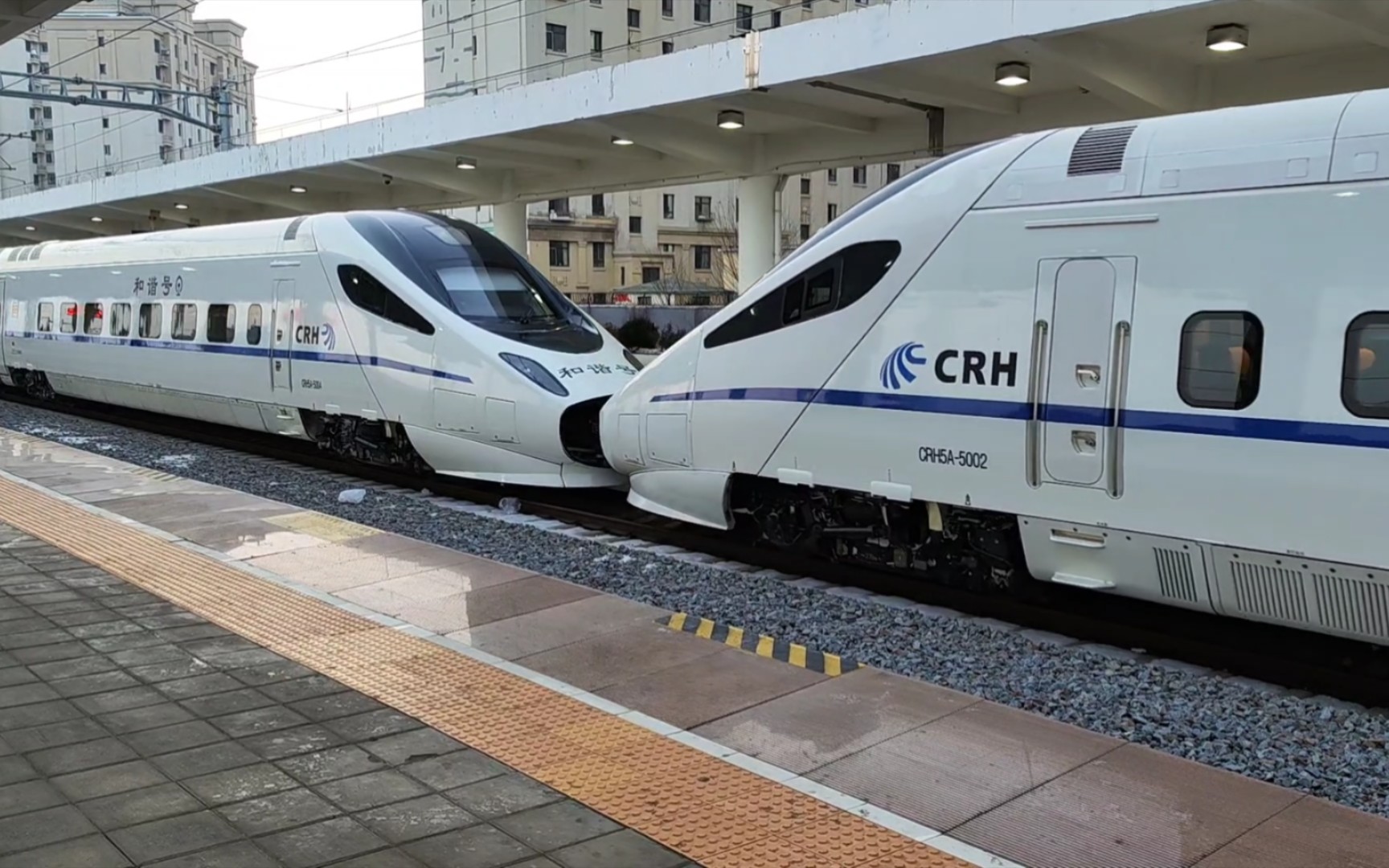 2023年的最後一天發一個crh5a金州站到點發車起步