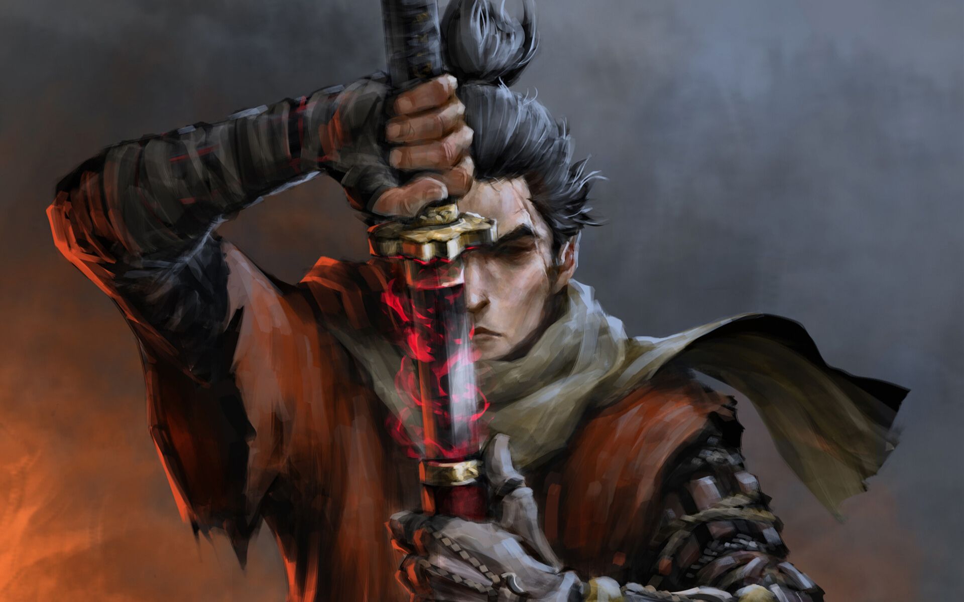 【只狼】萌新的非双难全弹,三禁无伤剑圣一心_哔哩哔哩_bilibili