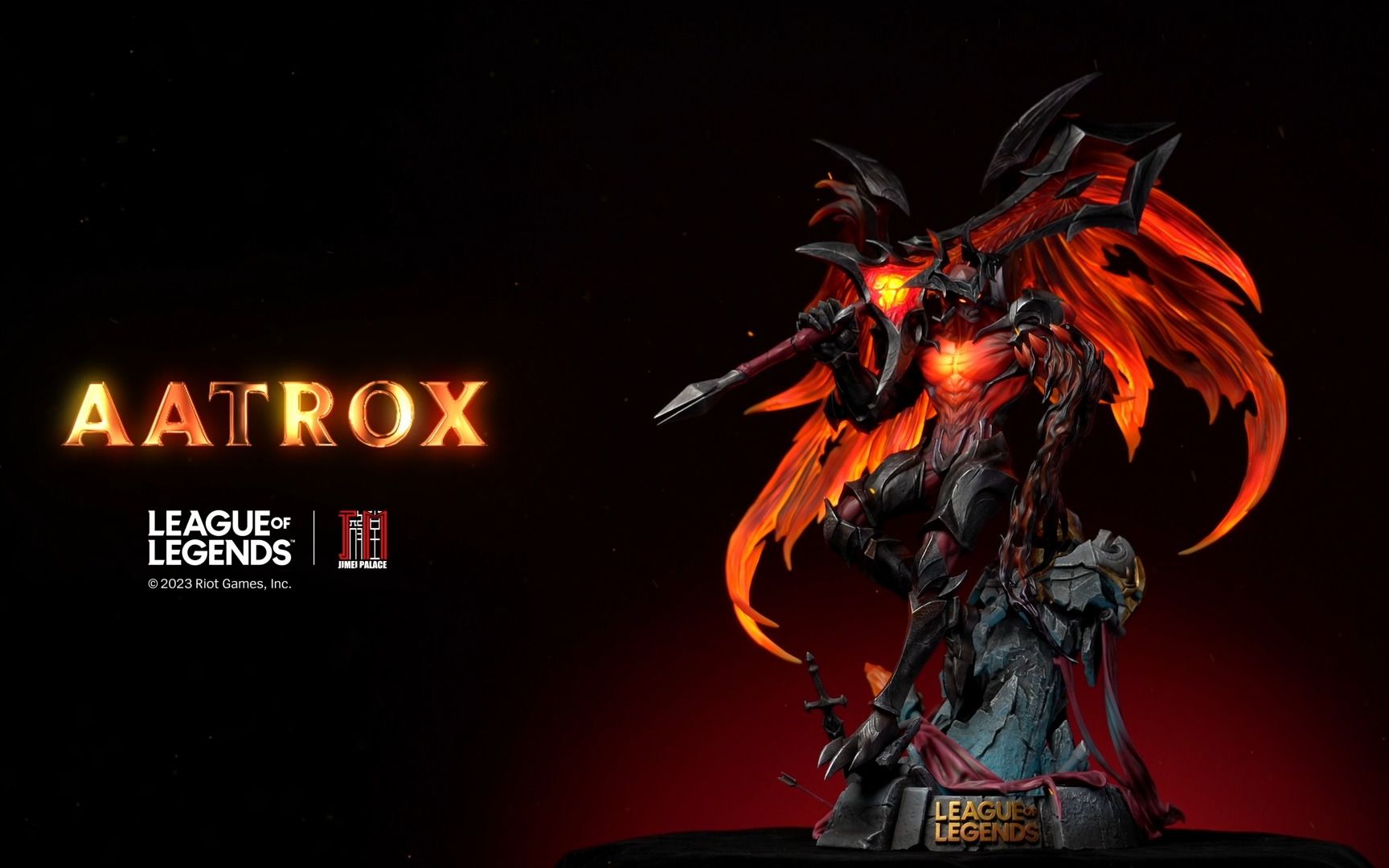 【英雄联盟】集美联名暗裔剑魔雕像现已开定!