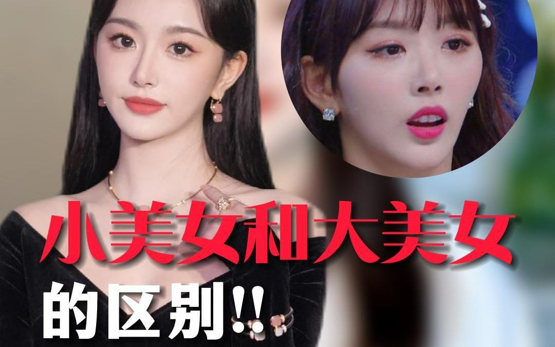 小美女和大美女的区别,孔雪儿的变美思路你悟了吗?哔哩哔哩bilibili