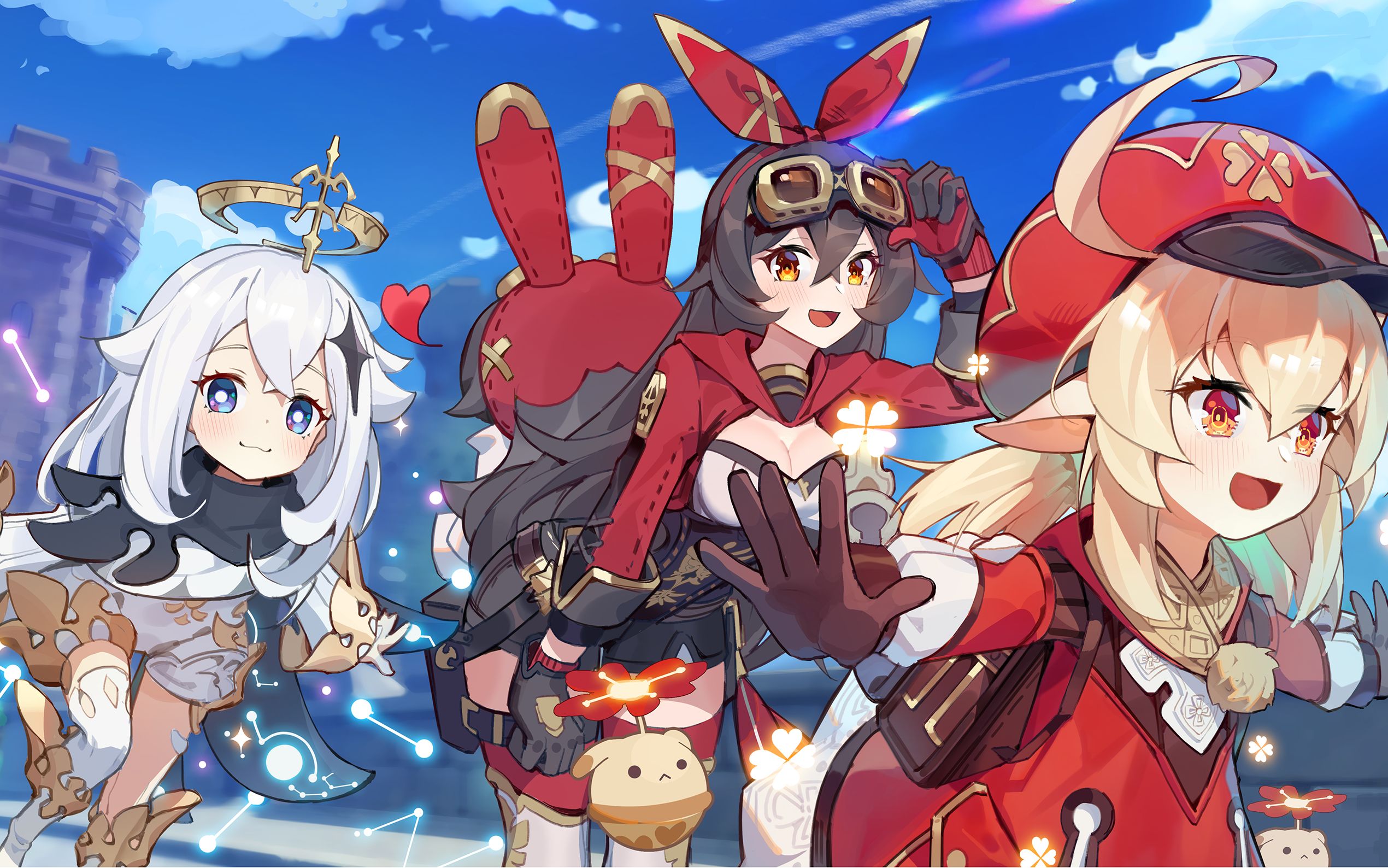 ps4pro二次元游戏原神游玩直播实况视频温蒂七七77琴凝光刻晴安柏迪奥