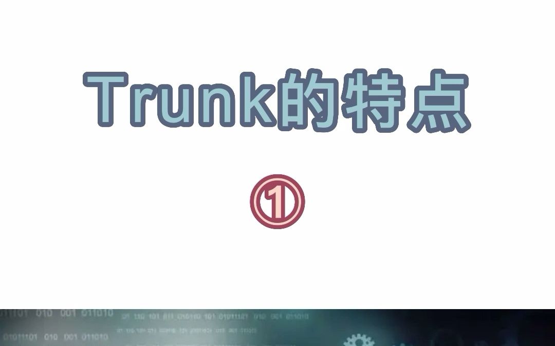 trunk的特点是什么①哔哩哔哩bilibili