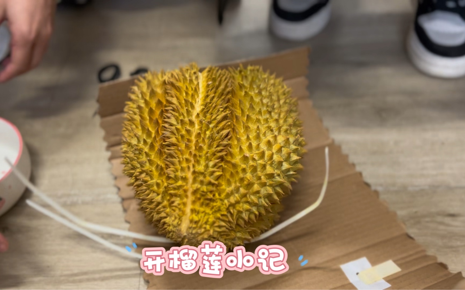 这个榴莲是来报恩的吧!