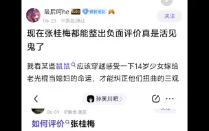 不是，张桂梅都能有负面评价了？