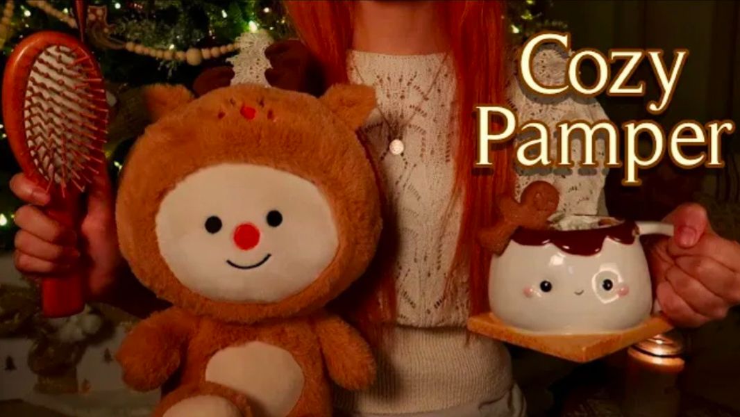 【plainvanillabean】asmr | 在圣诞树旁为你掖被子 90(梳头,片状