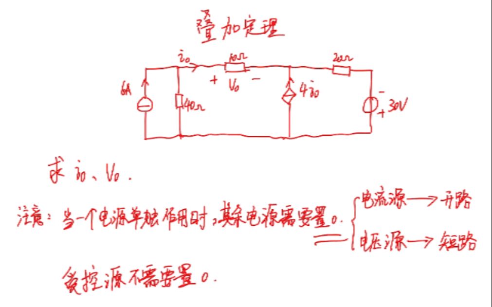 [图]一题掌握叠加定理