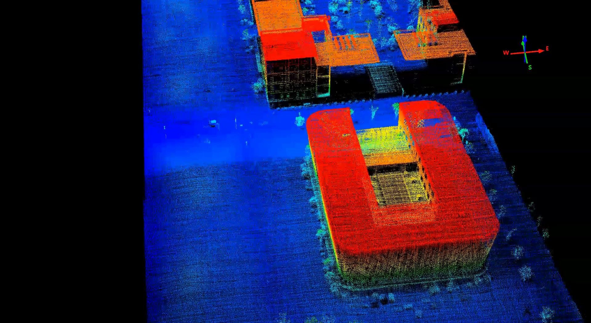 点云漫游 | 快速园区三维化,彩色点云精准展现