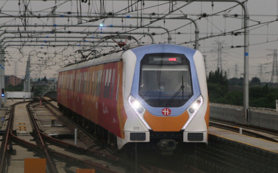 (pov8-34)杭州地铁杭海城际侧方展望-城铁or地铁?