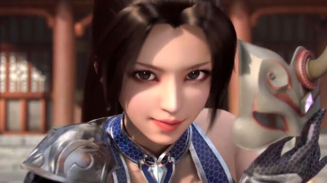 【龙武2】刀妹超清4k游戏cg.