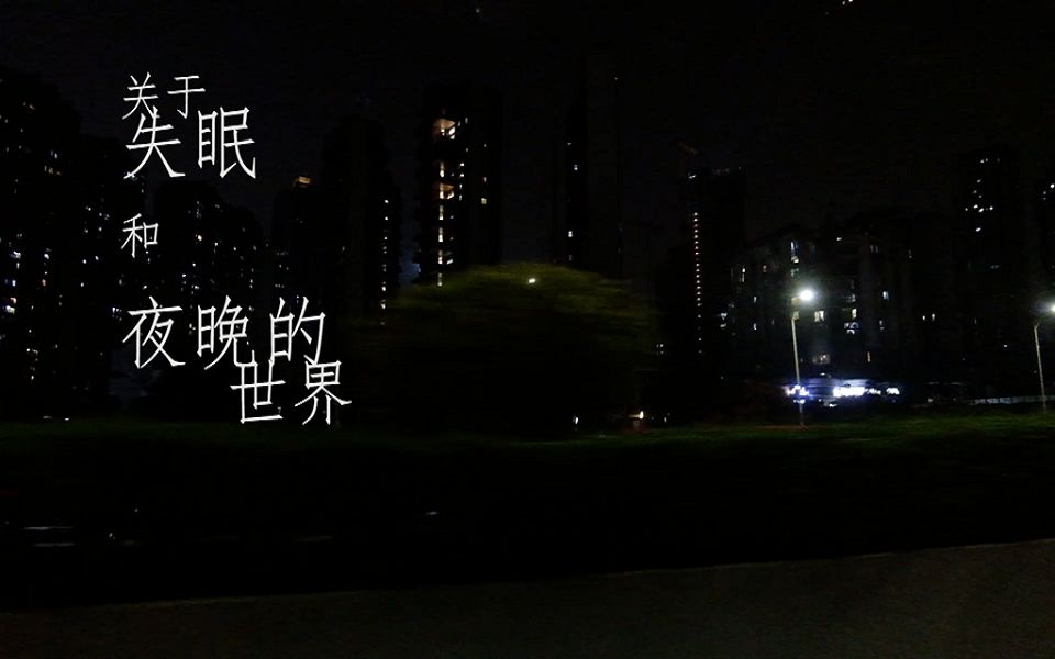 城市阅读关于失眠和夜晚的世界