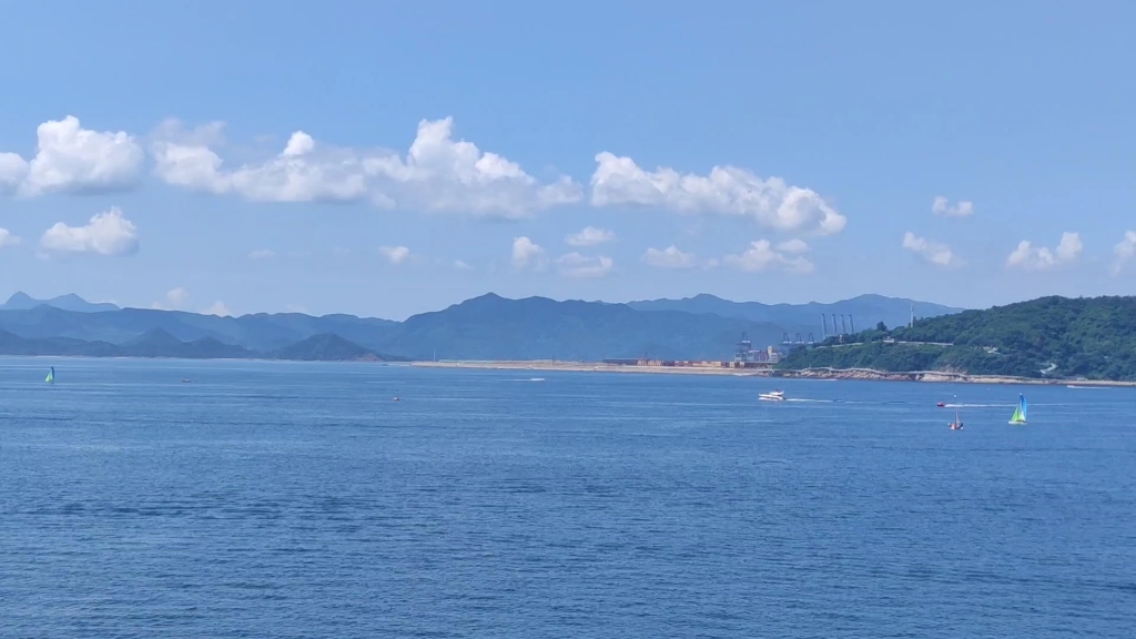 深圳大梅沙夏日全景