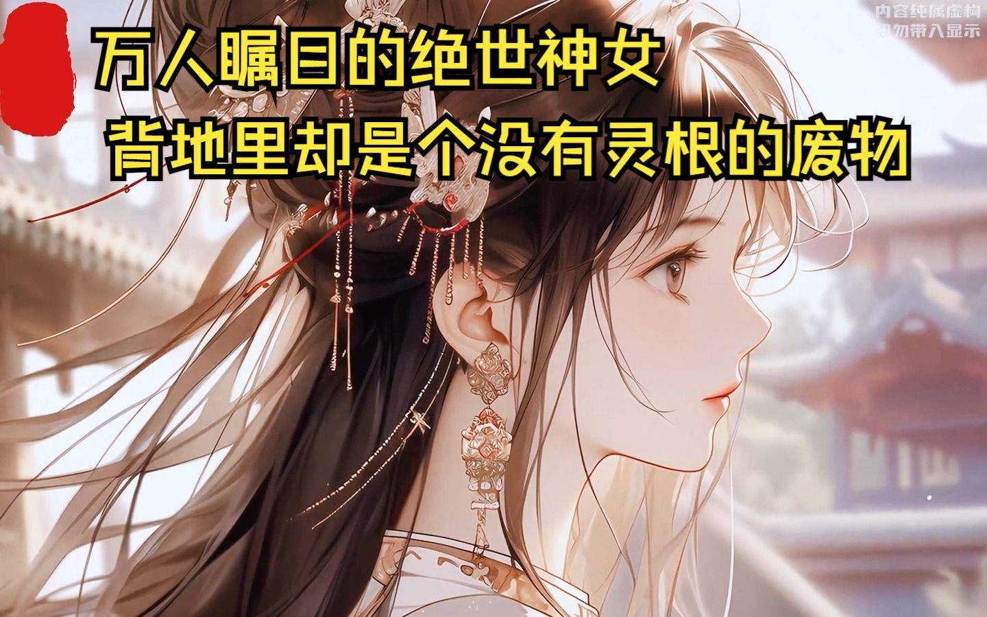 [图]万人瞩目的绝世神女，背地里却是个没有灵根的废物