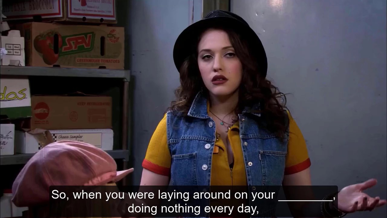 破产姐妹这段台词太经典,是练习英语听力跟读的绝佳素材