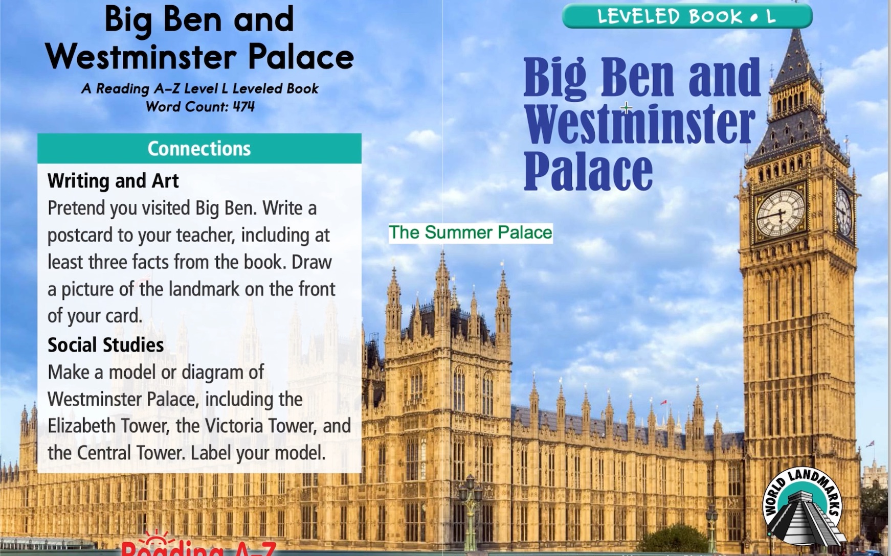 大笨钟有多大?|绘本阅读RAZ分级LevelL46Big Ben and Westminster Palace哔哩哔哩bilibili