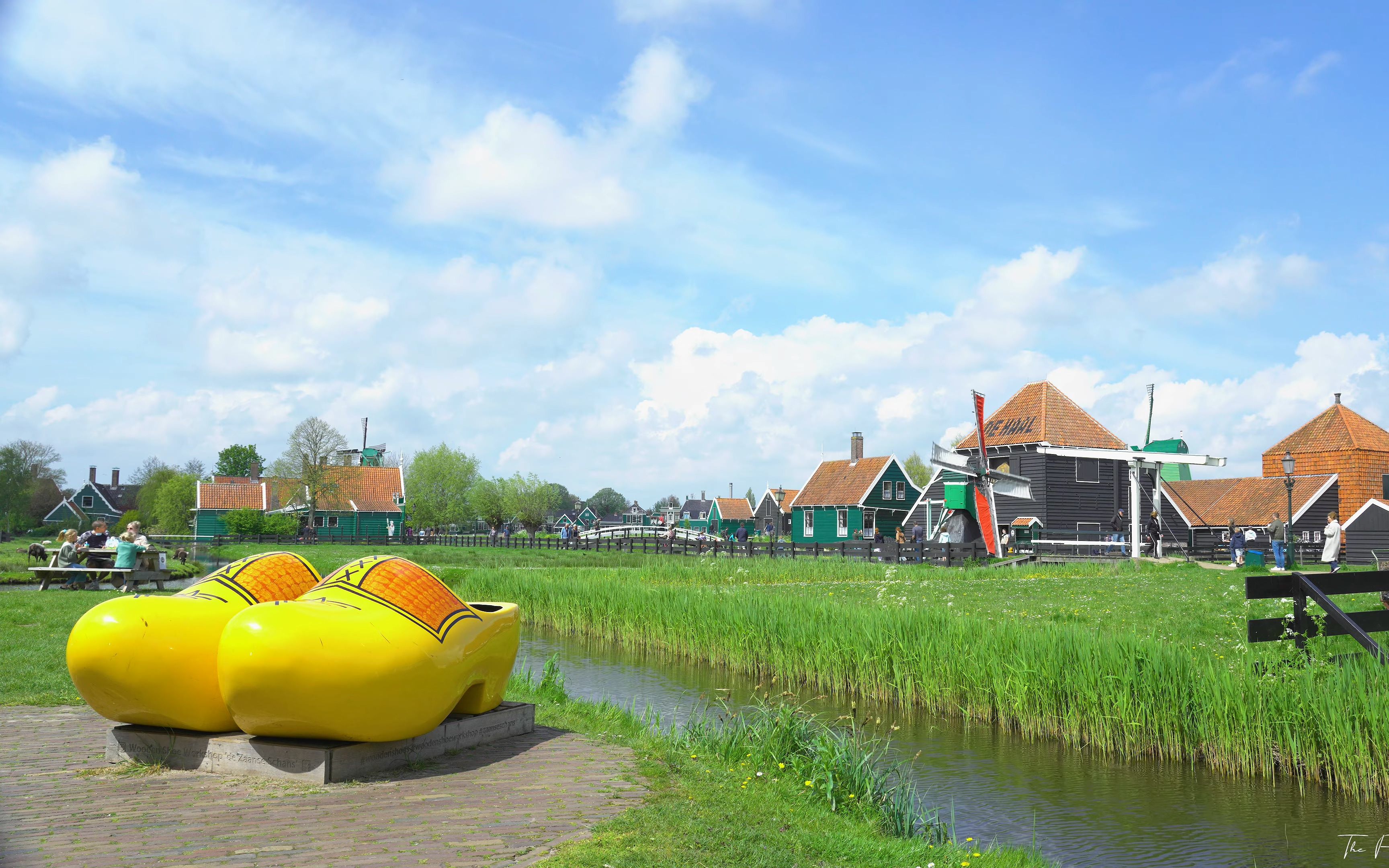 [图]【4K】荷兰风车村 桑斯安斯 Zaanse Schans