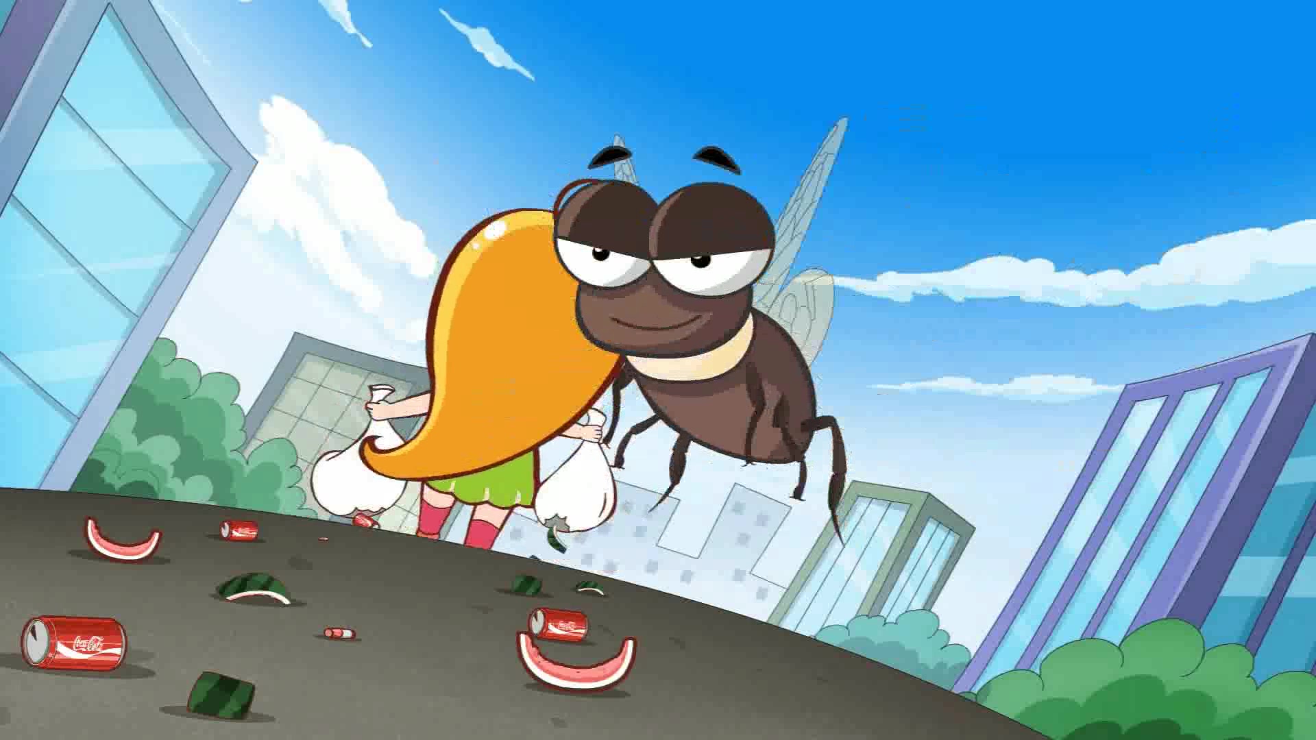 萌地球科普环保爆笑公益动画环保系列——生活篇:厨余垃圾 防止洒漏