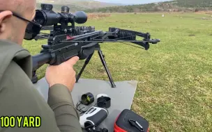 Download Video: 军兴出口十字弩M62A 100码射击（M62A Crossbow 100 Yards Arrow Shot АРБАЛЕТ）