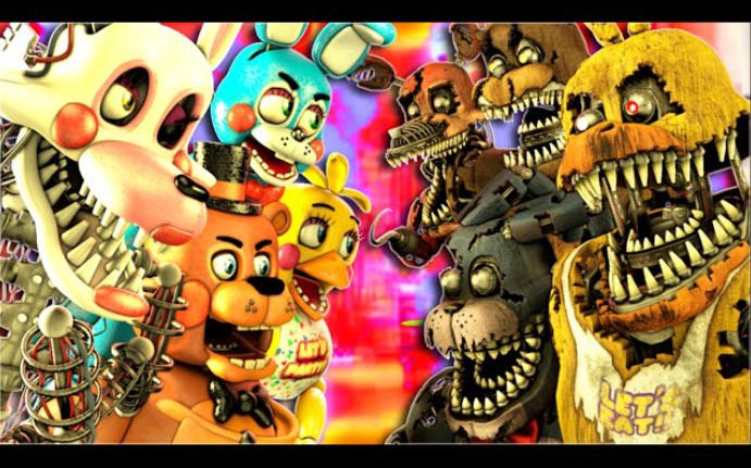 [sfm fnaf]梦魇vr vs 玩具组_哔哩哔哩_bilibili