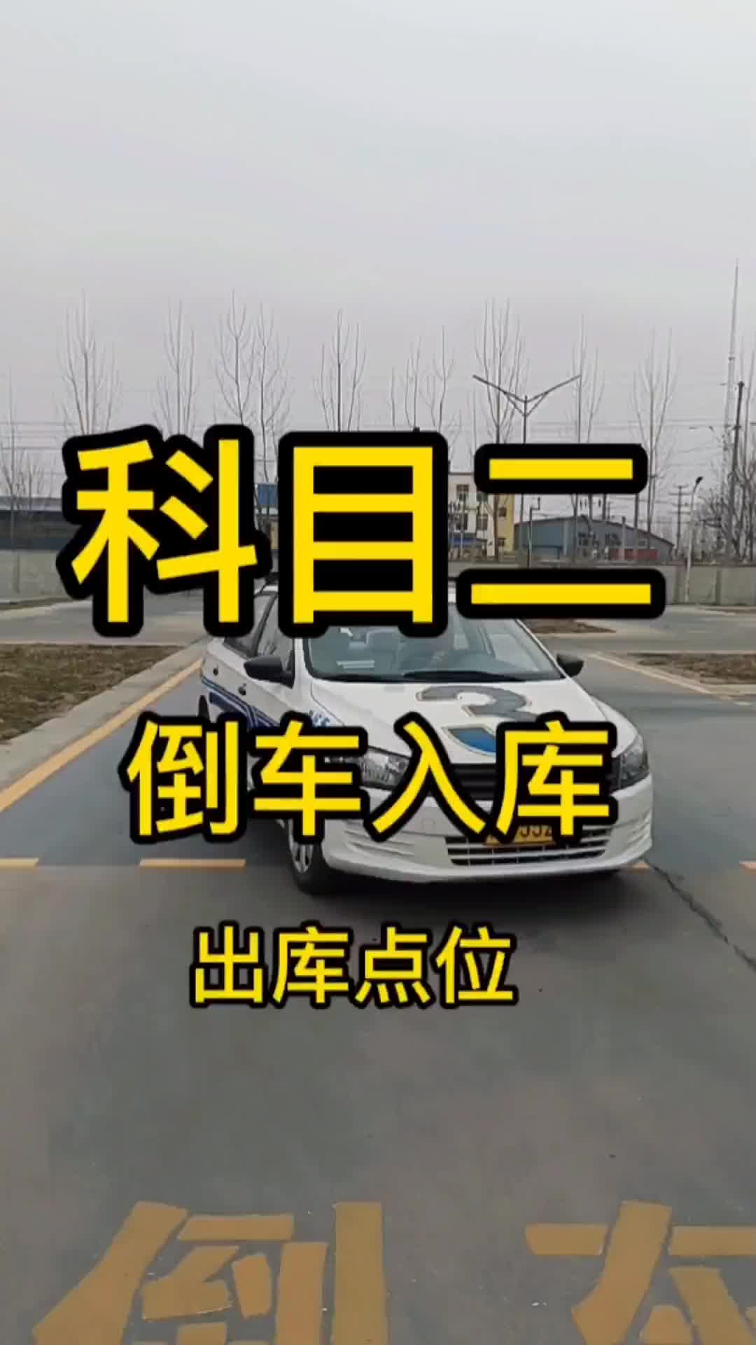 . 科目二倒车入库出库点位!#科目二#考驾照#学车#倒车入库#科目二练车