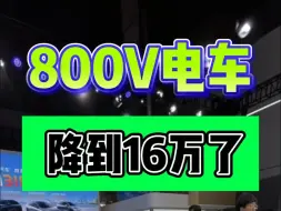 Download Video: 800V电车，都降到16万了？