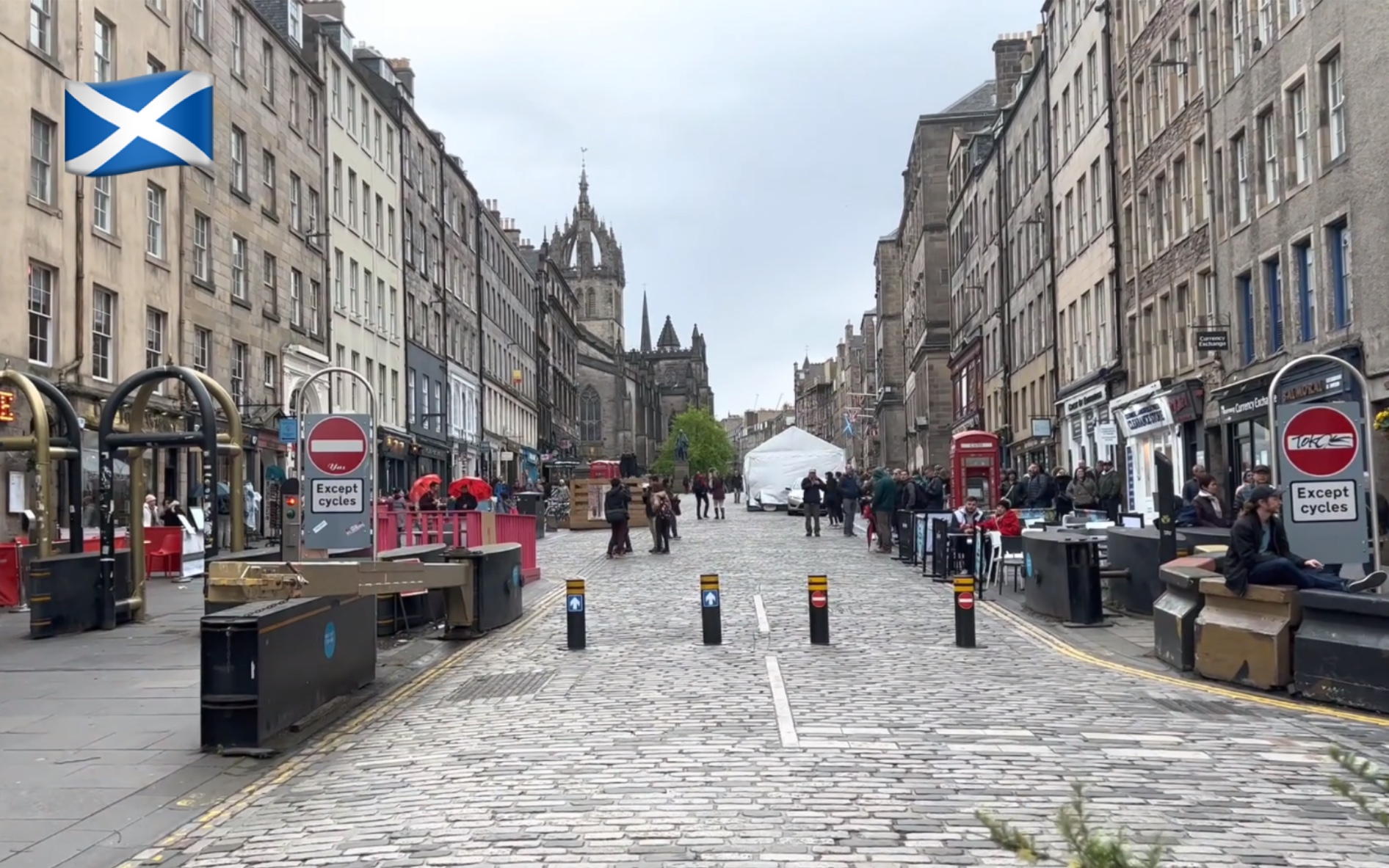 【4K超清】漫步游苏格兰爱丁堡皇家一英里(Royal Mile) 2022.5哔哩哔哩bilibili