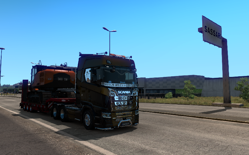 欧卡2斯堪尼亚730s短途运输挖掘机