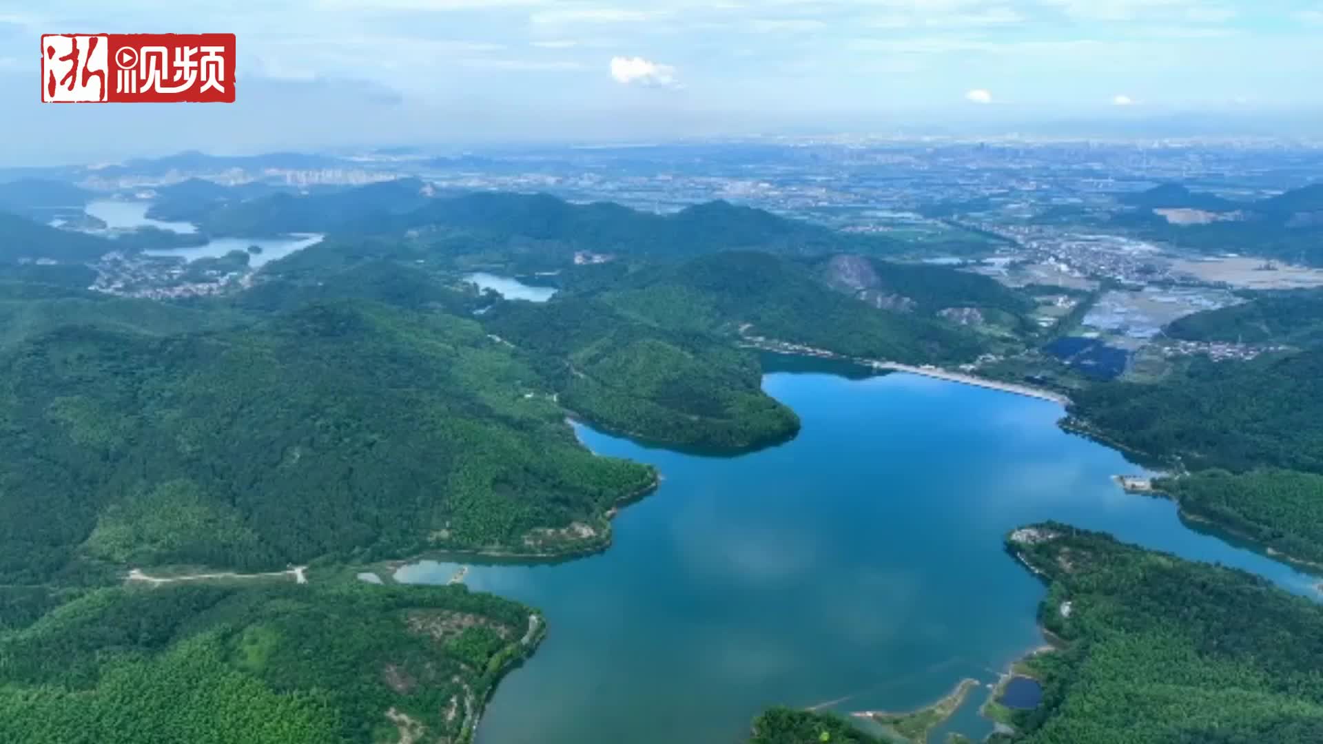 [图]镇海：青山绿水醉人间！航拍镇海九龙湖“生态美景图”