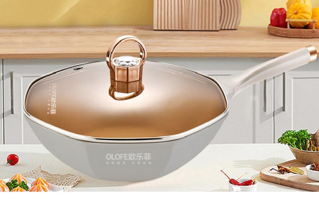 欧乐菲钛八角炒锅