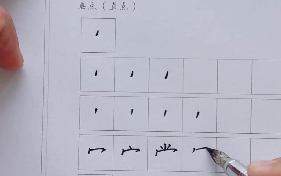 钢笔字、硬笔书法零基础入门教学哔哩哔哩bilibili